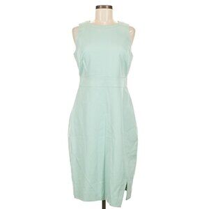 J.Crew Sleeveless Sheath Dress in Sea Foam Green